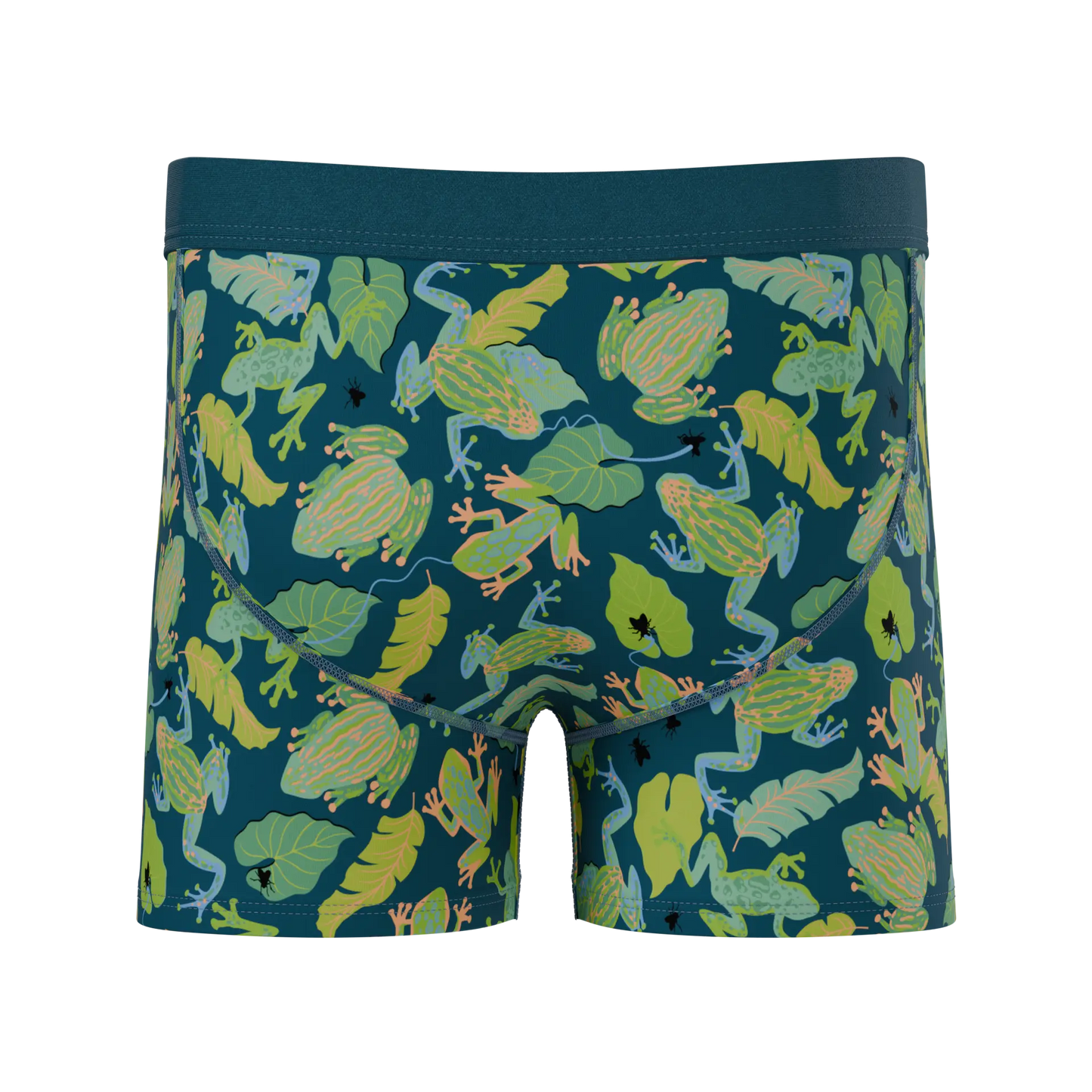 The Frog House | Tropical Frogs Boy's Boxer Briefs Shinesty