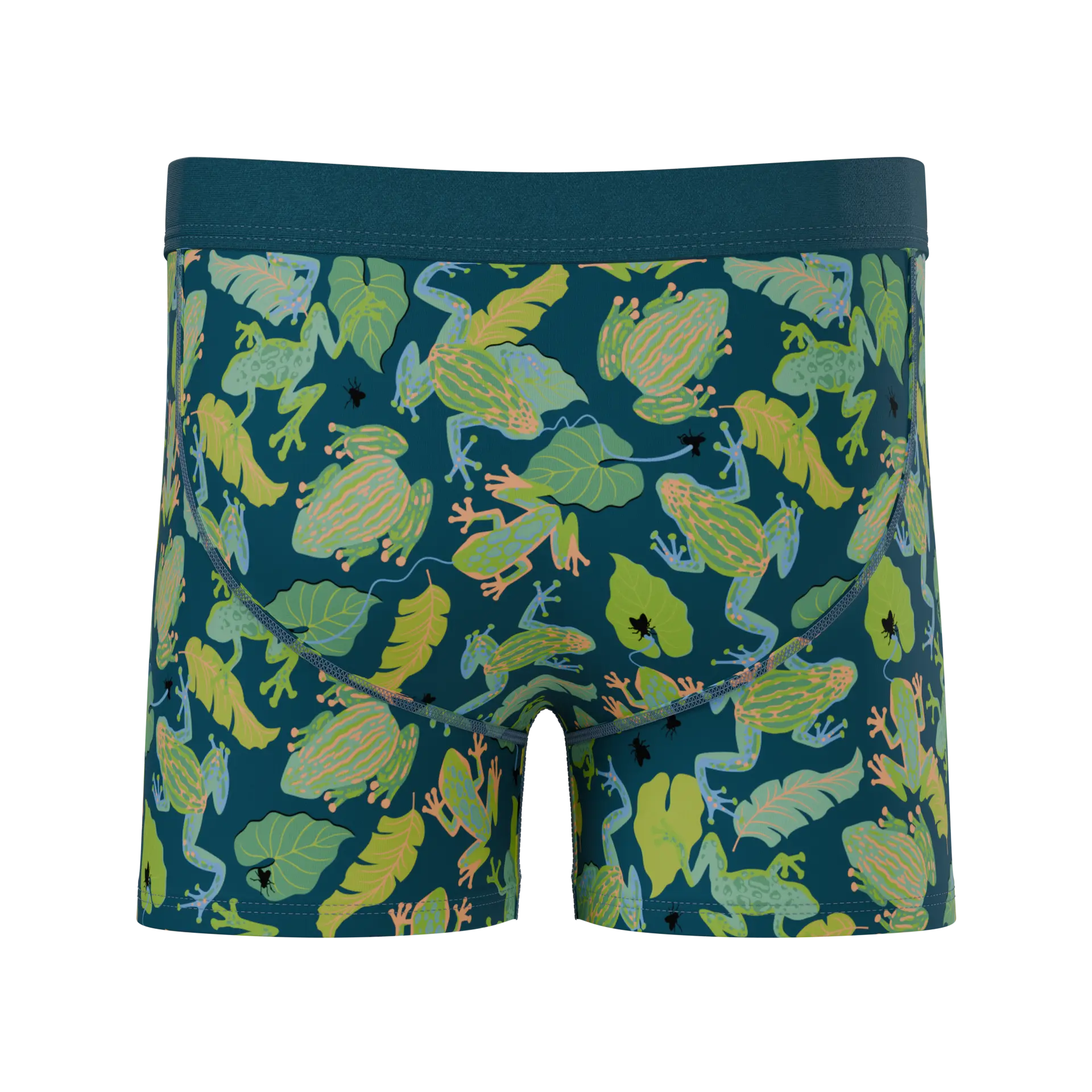 The Frog House | Tropical Frogs Boy's Boxer Briefs Shinesty