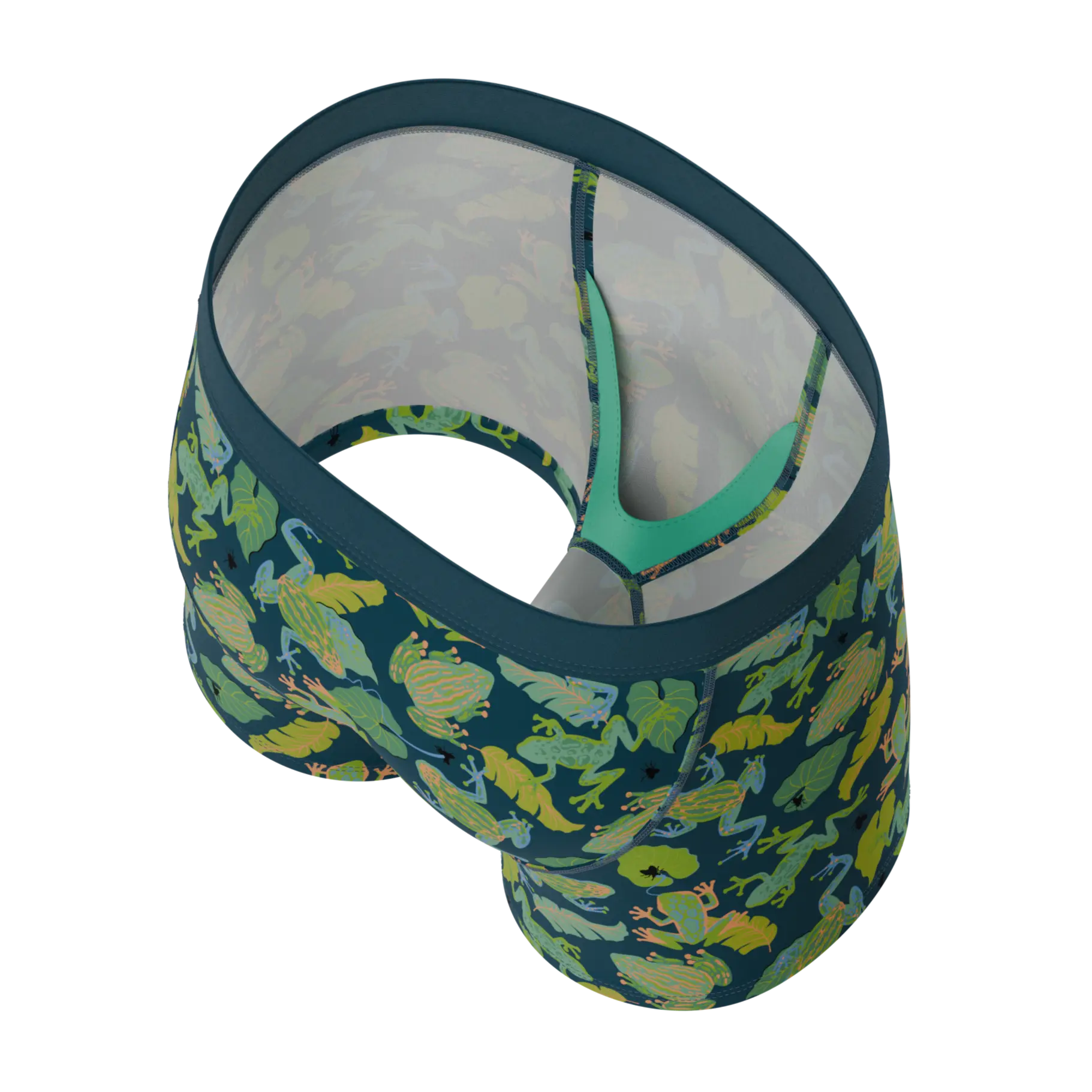 The Frog House | Tropical Frogs Boy's Boxer Briefs Shinesty