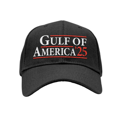 Hats - CLASSIC - Gulf of AMERICA Black Hat D.O.G.E SWAG