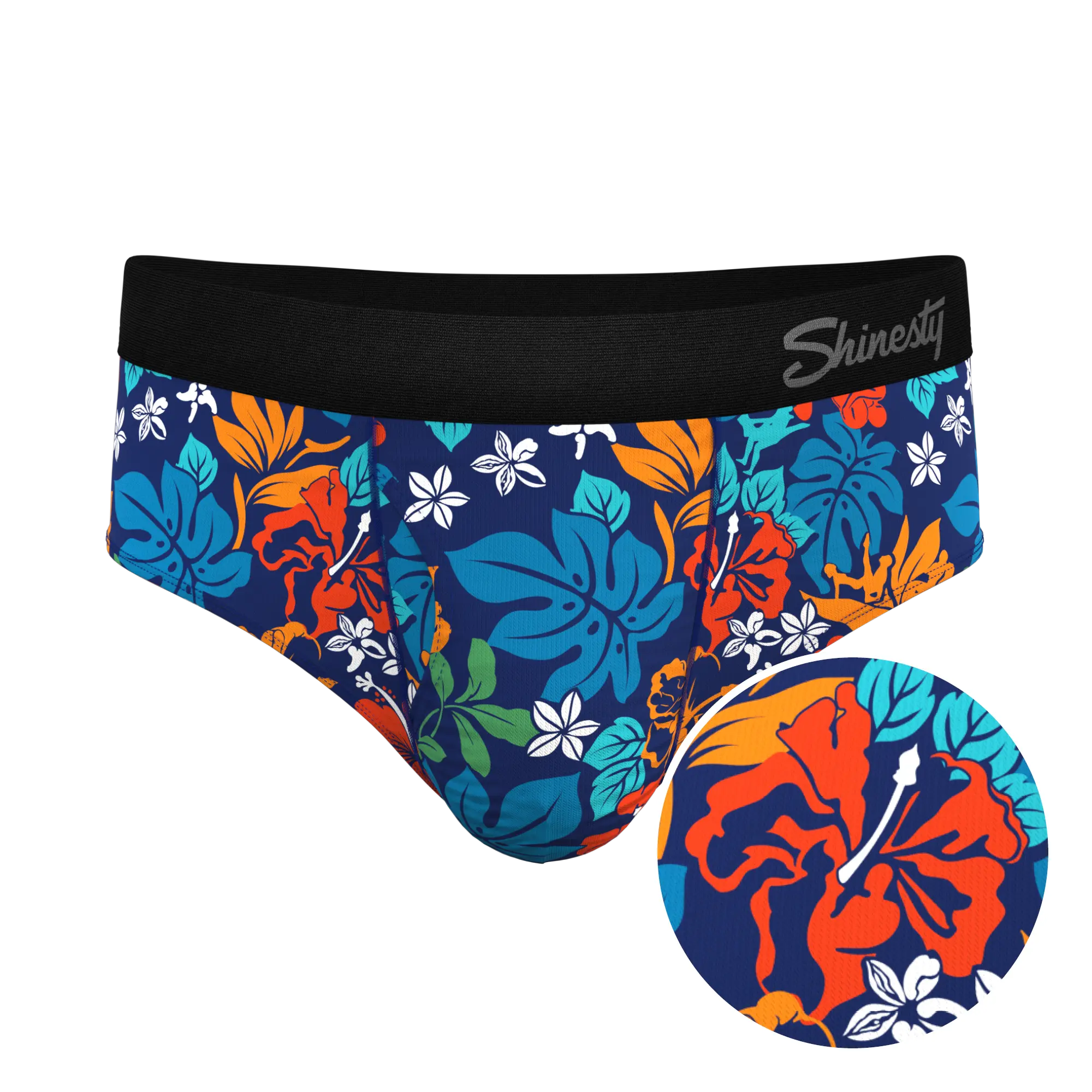 The Get Lei'd | Naughty Tropical Ball Hammock® Pouch Underwear Briefs - MENLL