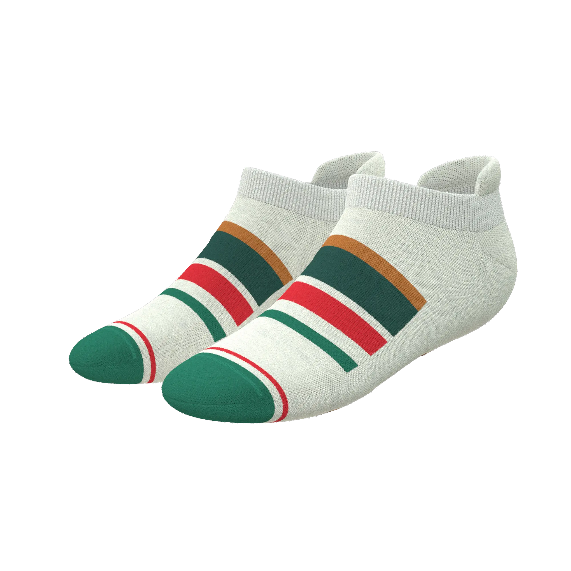 The Ginger Rail | Gingerbread Heel Hammock™ Ankle Socks - MENLL
