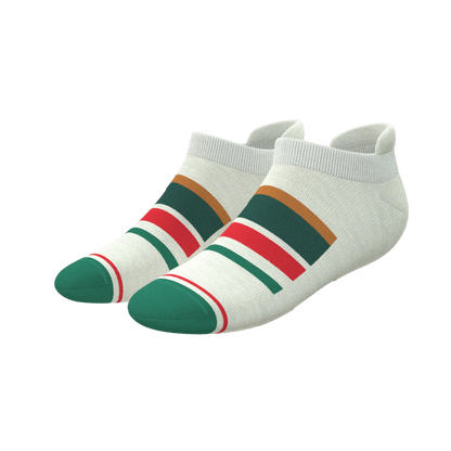 The Ginger Rail | Gingerbread Heel Hammock™ Ankle Socks - MENLL