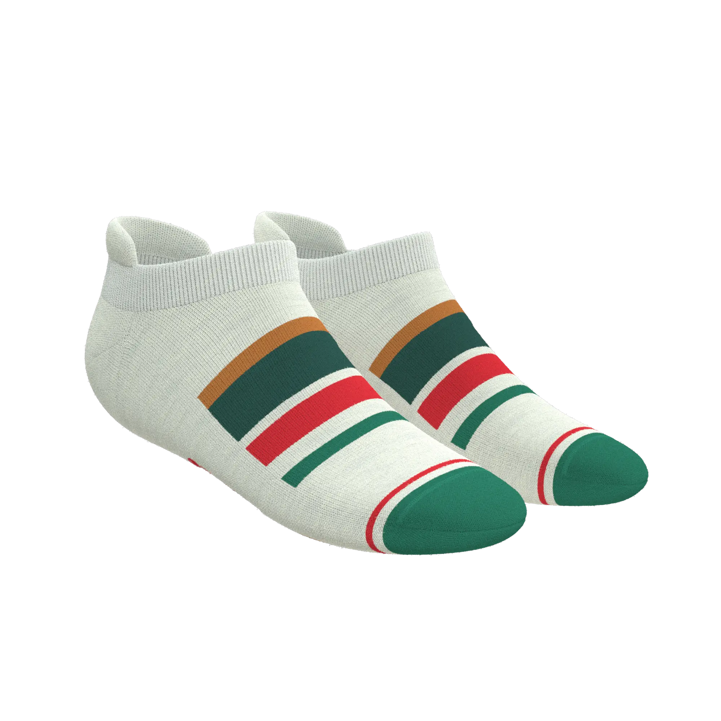 The Ginger Rail | Gingerbread Heel Hammock™ Ankle Socks - MENLL