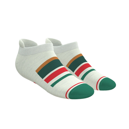 The Ginger Rail | Gingerbread Heel Hammock™ Ankle Socks - MENLL
