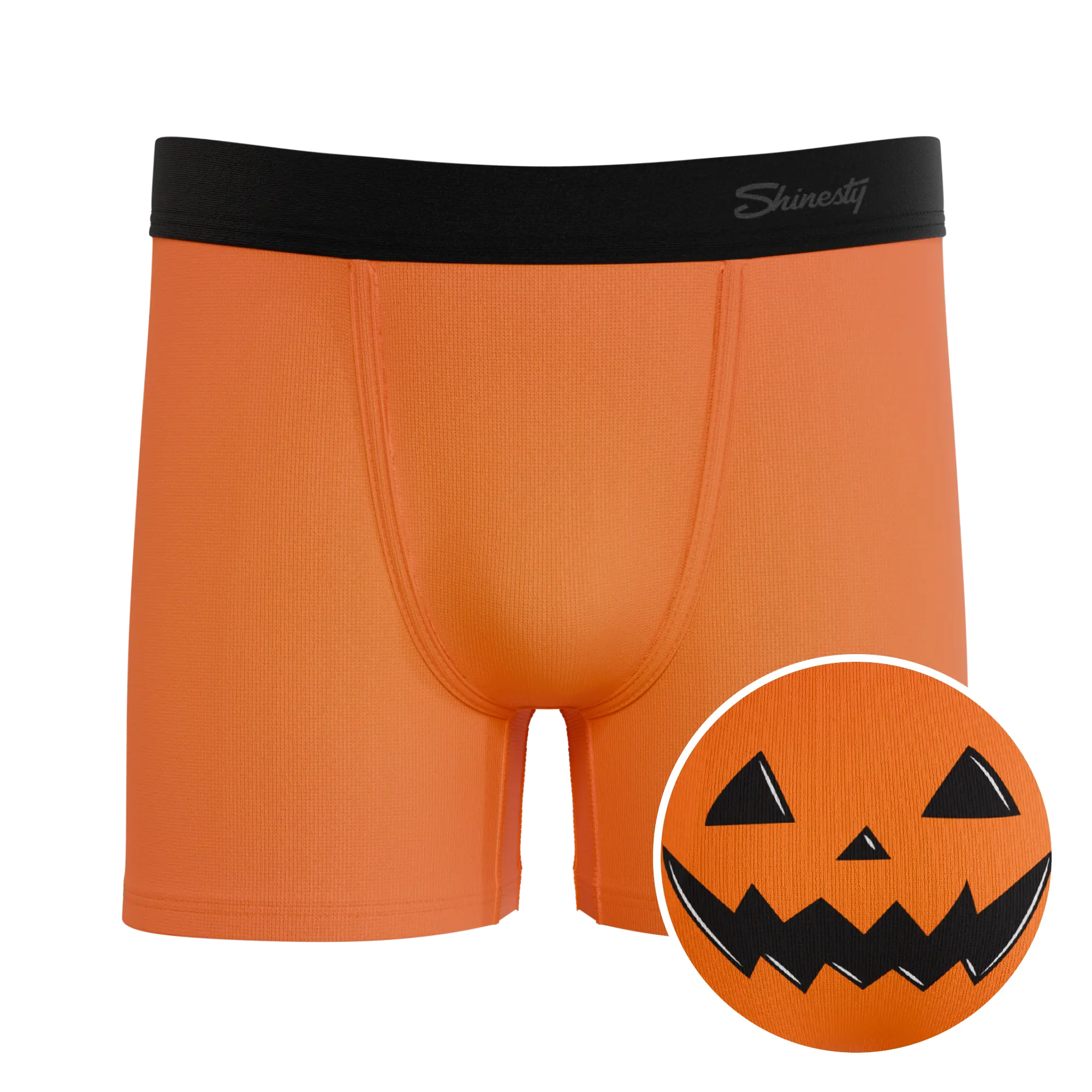 The Good Gourd | Jack O Lantern Boy's Boxer Briefs - MENLL