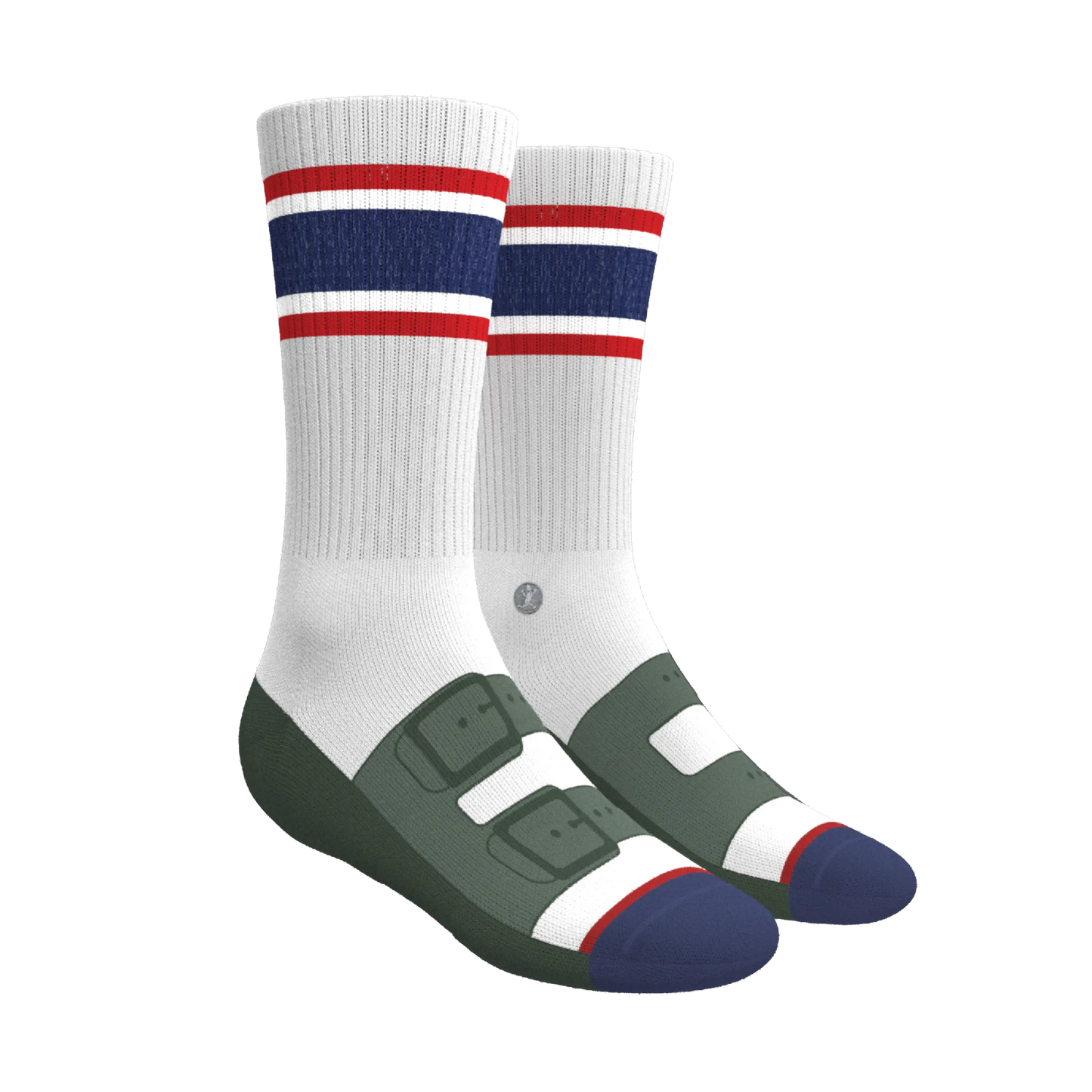 The Granola | Strap Sandal Heel Hammock™ Crew Socks - MENLL