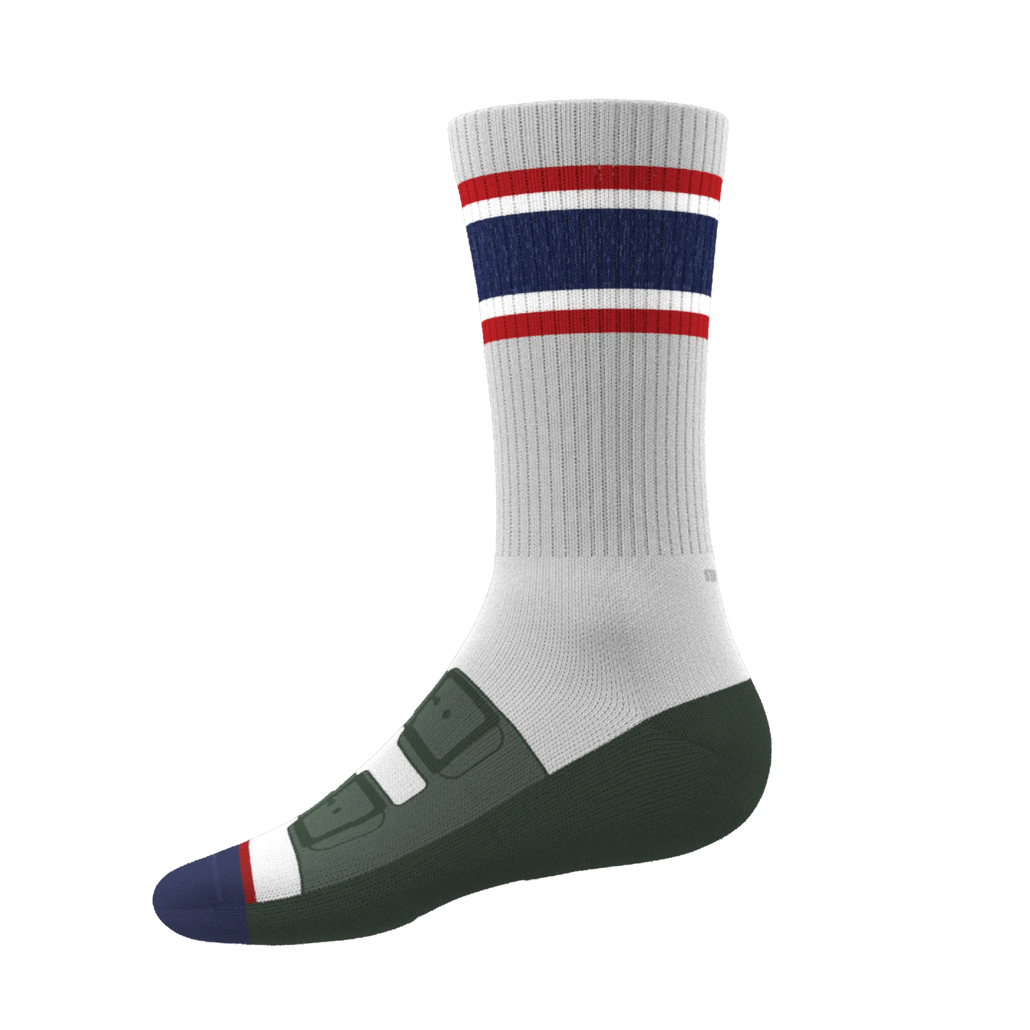 The Granola | Strap Sandal Heel Hammock™ Crew Socks - MENLL