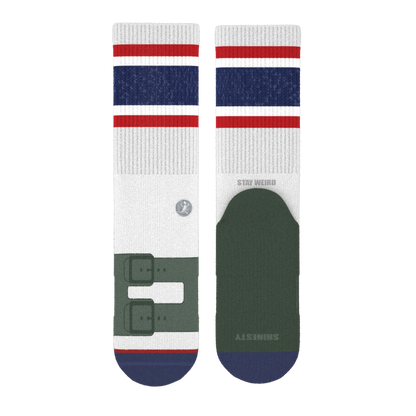 The Granola | Strap Sandal Heel Hammock™ Crew Socks - MENLL