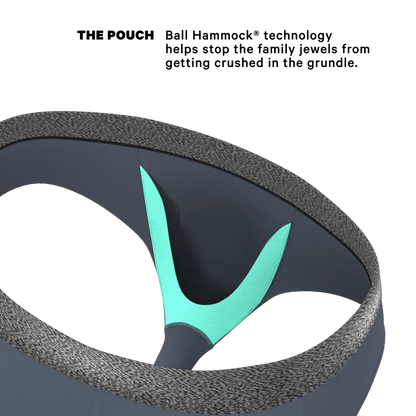 The Graphite | Tonal Grey Ball Hammock® Pouch Underwear Briefs Shinesty