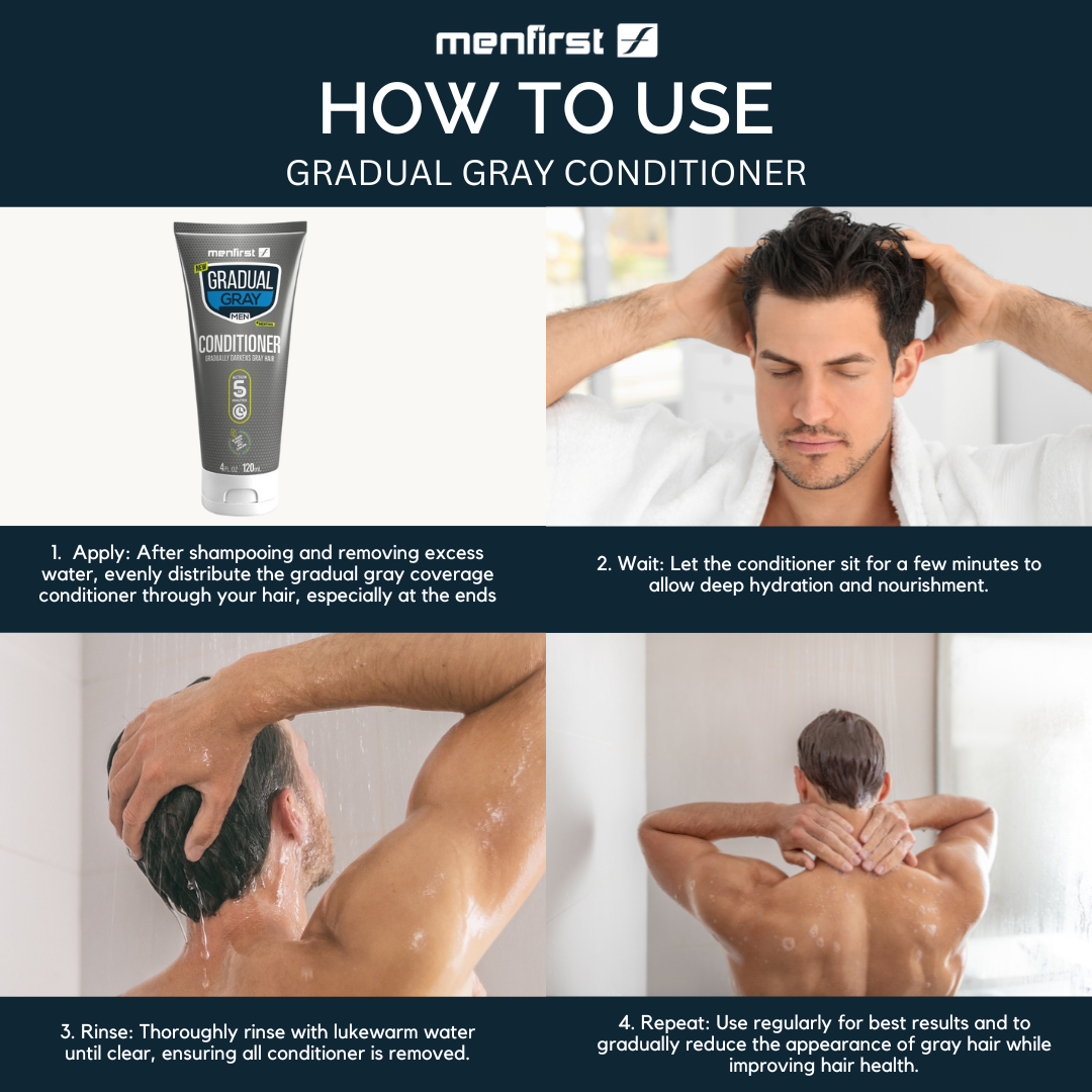 Menfirst Gradual Gray - Conditioner - 1 Pack - 4 Oz - MENLL