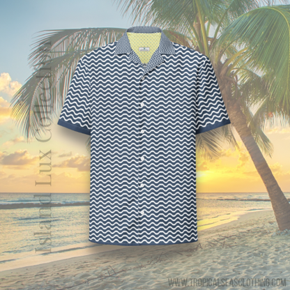 Proud Sailor Button Down Camp Shirt - MENLL