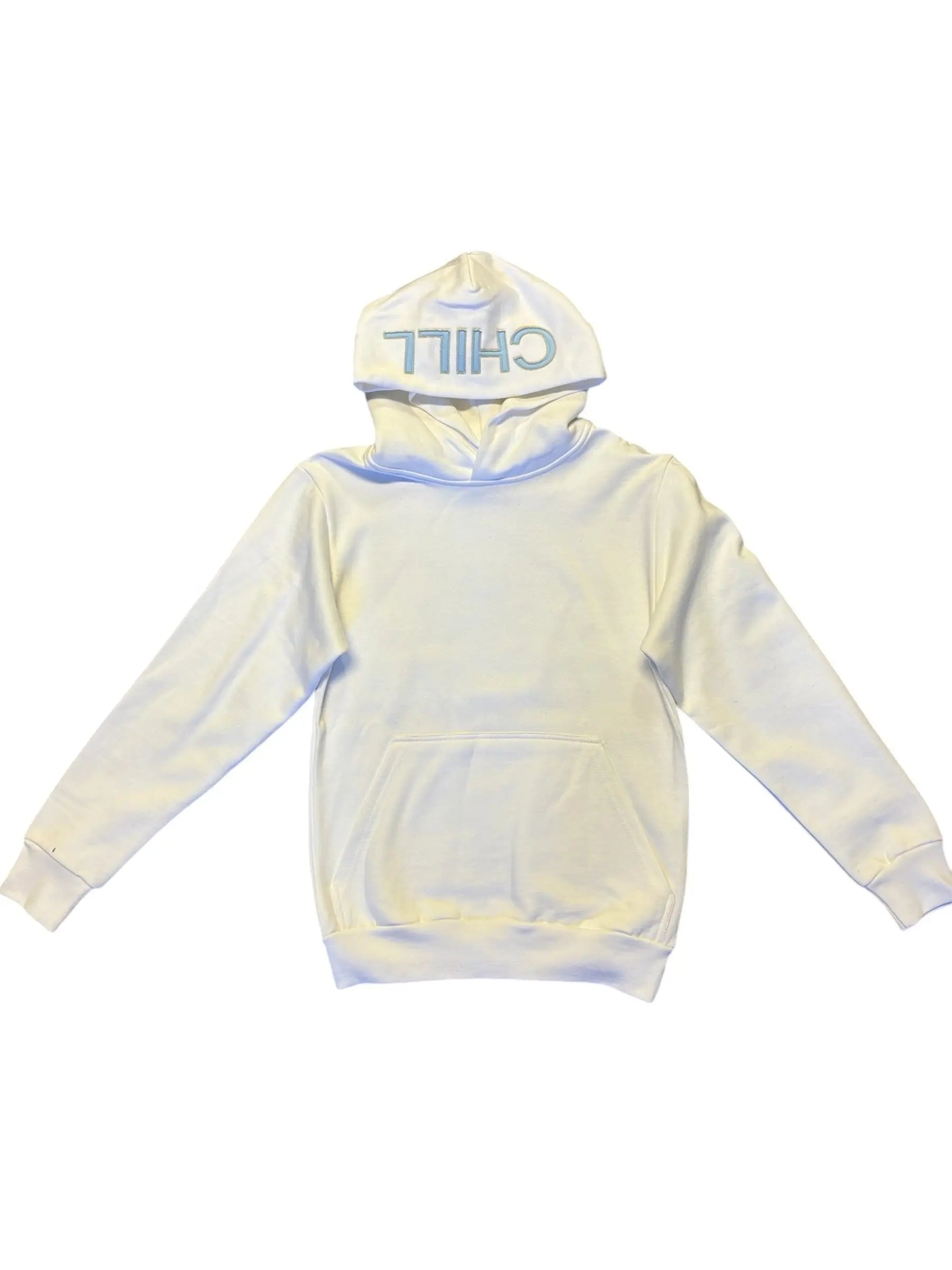 Zen Zip Serenity Applique-White/Hydrangea chill life style