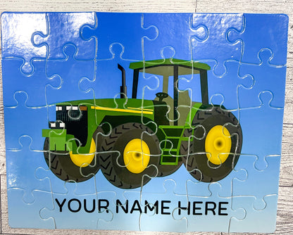 Personalized Tractor Puzzle - Green County Line Company