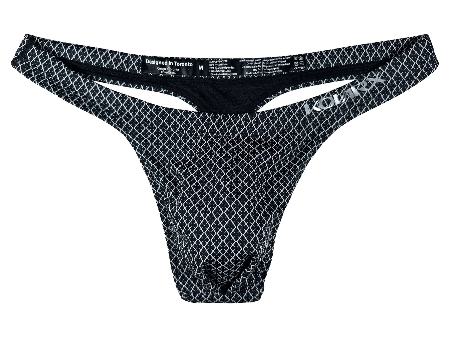 Shorts - Adonis Swim Thong - Logo Print KovarX