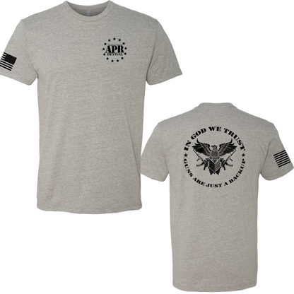 T-Shirts - In God We Trust, Guns are... American Patriot Revival