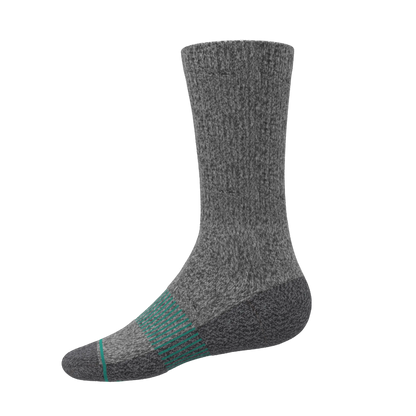 The Intramural Champ | Gray Stay Weird Heel Hammock™ Crew Socks - MENLL
