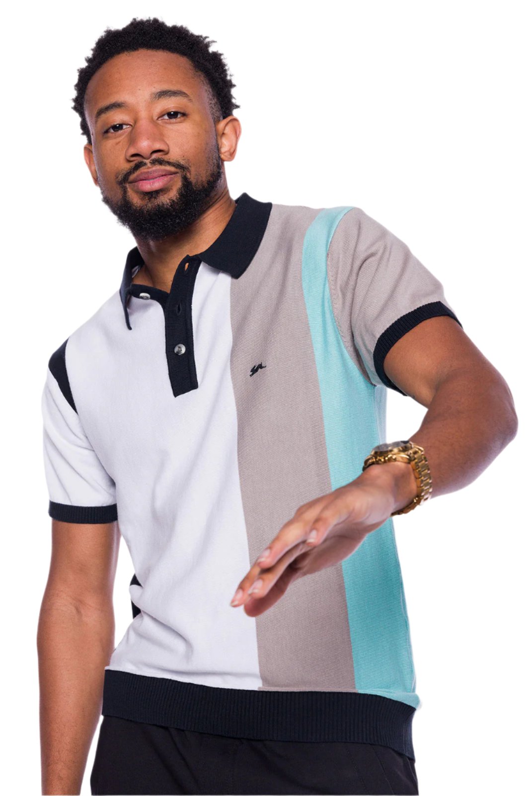 A.Tiziano Apparel - A.Tiziano Kase | Jacquard Knit Polo - Premium Quality - Premium Quality