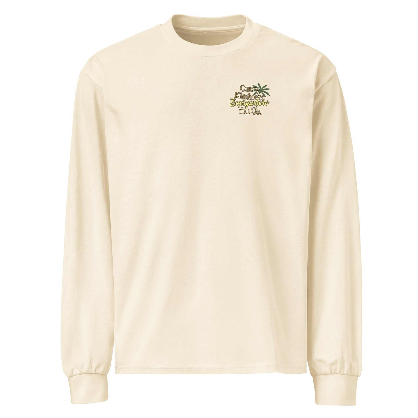 Kindness Everywhere Heavyweight Long Sleeve Shirt - MENLL