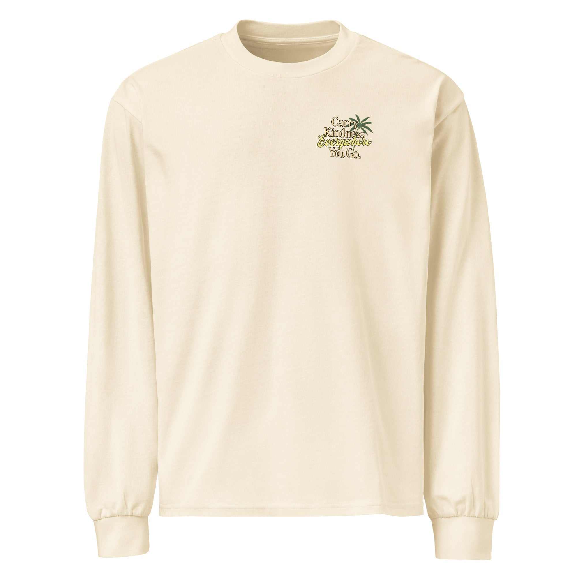 Kindness Everywhere Heavyweight Long Sleeve Shirt - MENLL