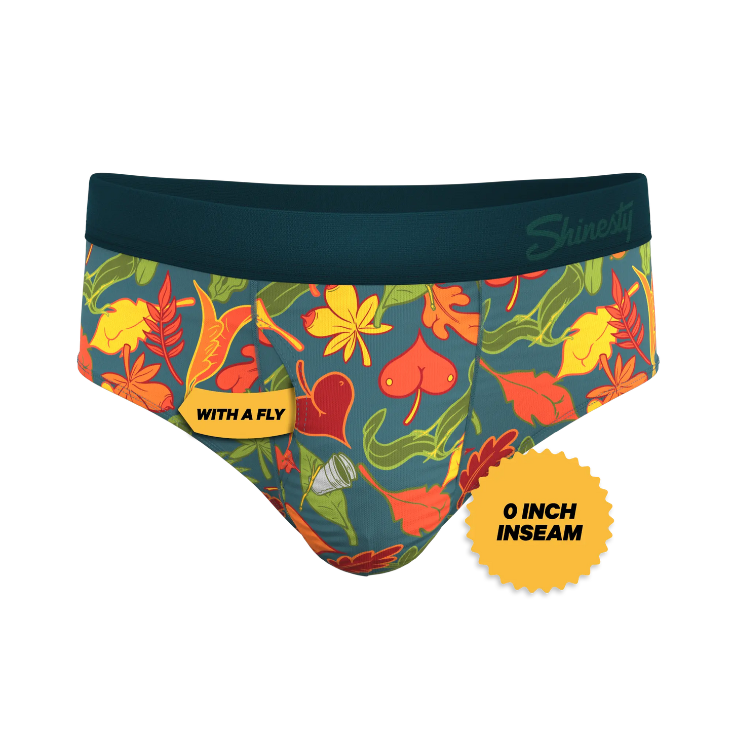 The Leaf Peeps | Naughty Leaves Ball Hammock® Pouch Underwear Briefs Shinesty