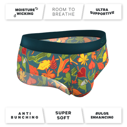 The Leaf Peeps | Naughty Leaves Ball Hammock® Pouch Underwear Briefs Shinesty