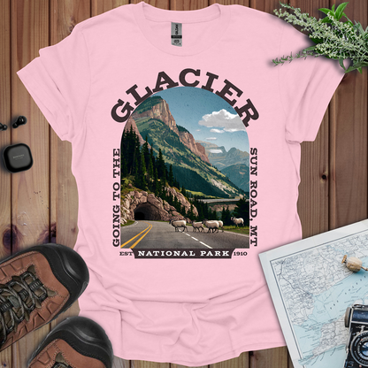 Glacier National Park Unisex T-Shirt Going To The Sun Road