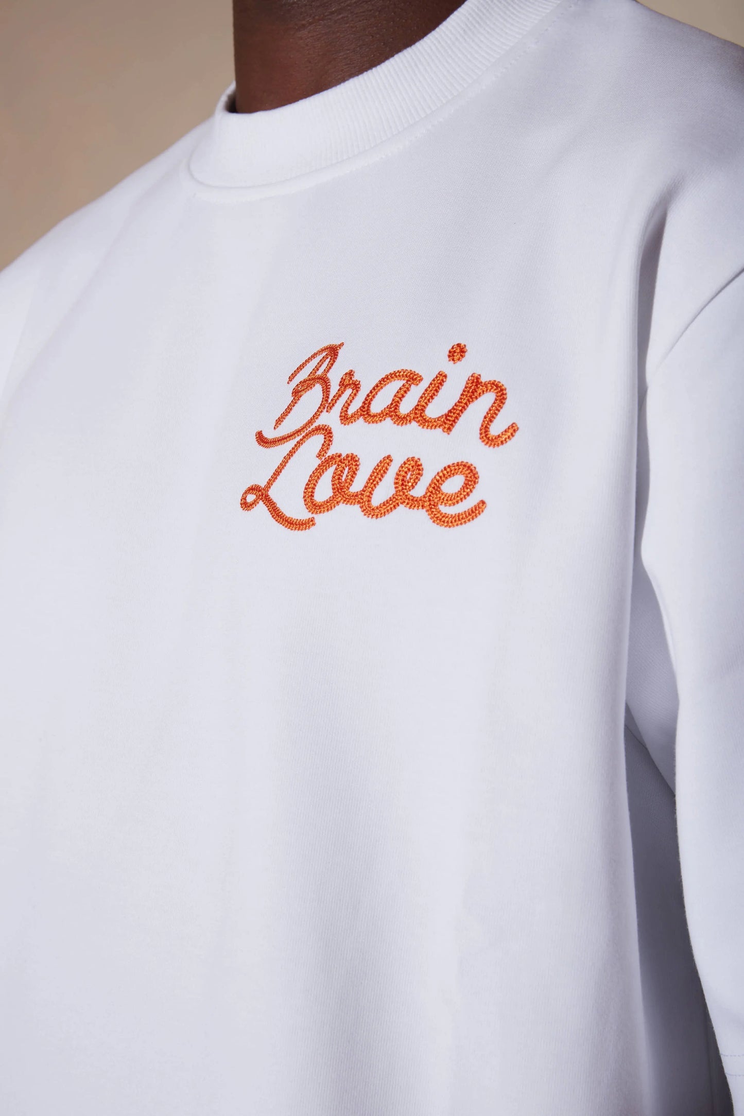 Love You T Shirt White Short Sleeve Cotton Tee Relaxed Fit - MENLL