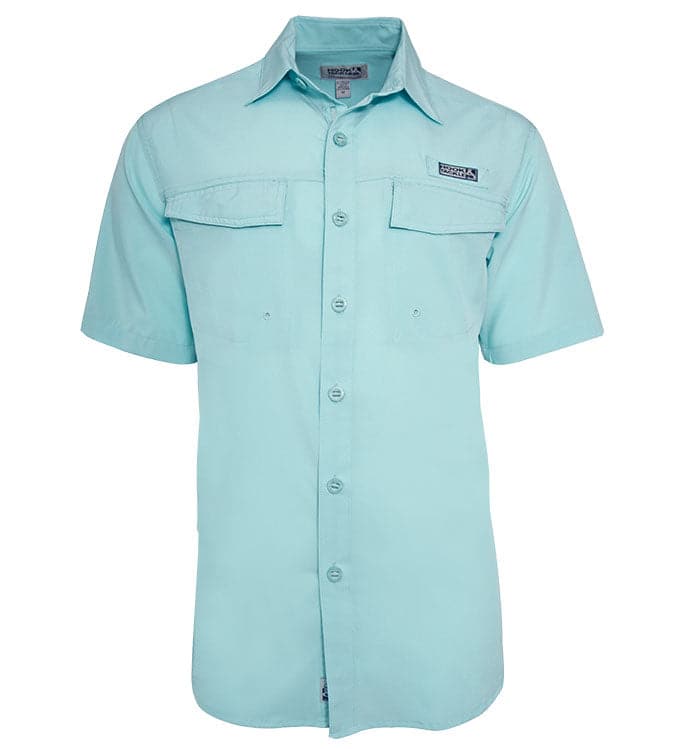 Men's Coastline S/S UV Vented Fishing Shirt Hook & Tackle