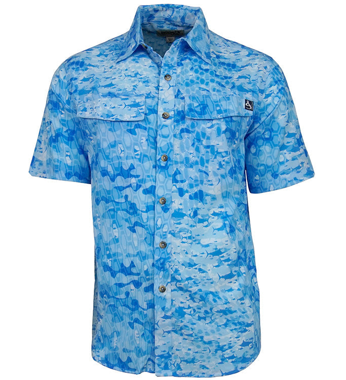 Shirts - Men's Fishtek UV Vented Fishing Shirt Hook & Tackle