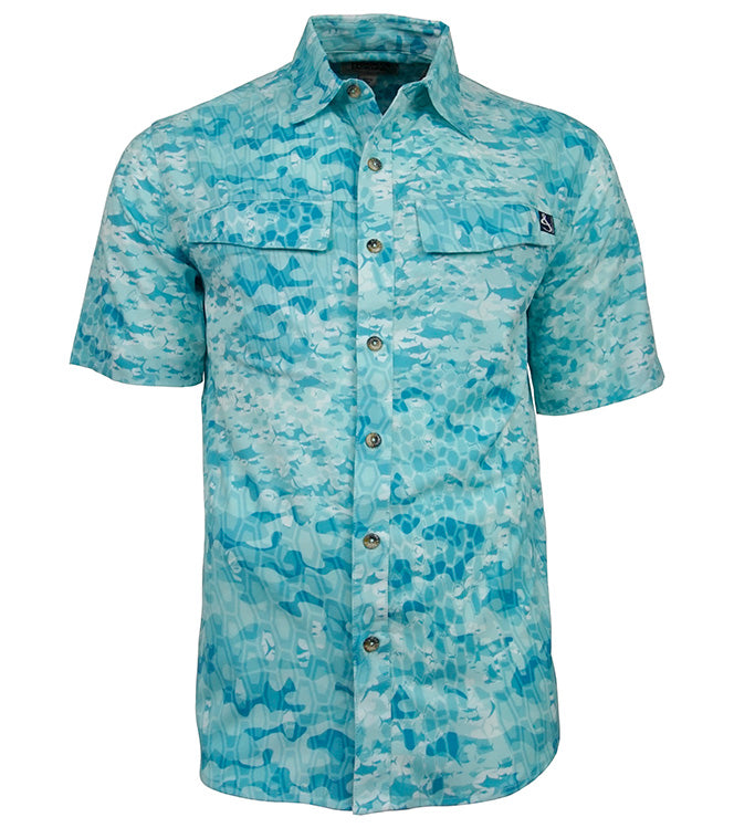 Shirts - Men's Fishtek UV Vented Fishing Shirt Hook & Tackle