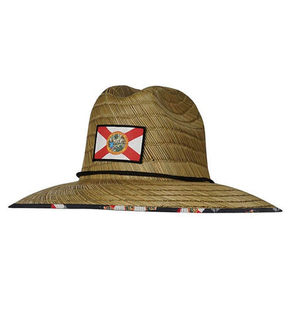 Activewear - Florida Straw Hat Hook & Tackle