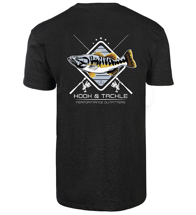 T-Shirts - Men's Bass Rods Premium T-Shirt Hook & Tackle