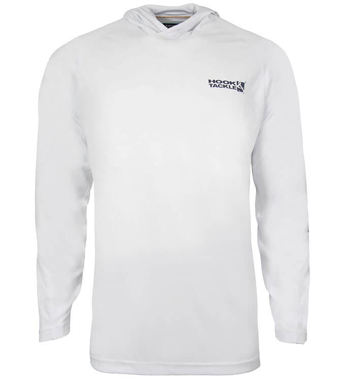 Hook & Tackle Men's Seamount L/S UV Fishing Hoodie, a quality long sleeve sun protection top for anglers.