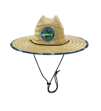 Mahi Mahi Tropics Straw Hat Hook & Tackle
