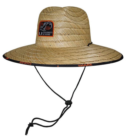 Accessories - University of Miami Shark Research Straw Hat Hook & Tackle