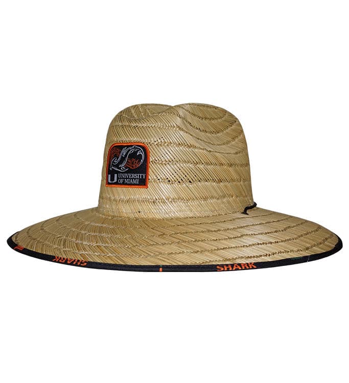 Accessories - University of Miami Shark Research Straw Hat Hook & Tackle
