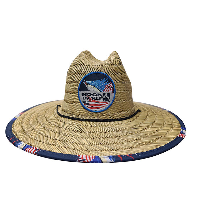 Accessories - Sails & Stripes Straw Hat Hook & Tackle