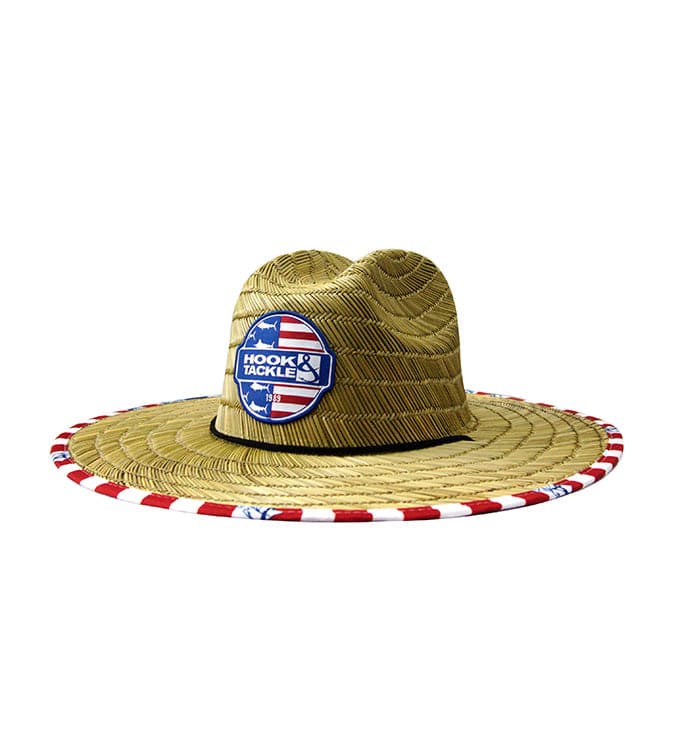 U.S. Marlins Straw Hat Hook & Tackle