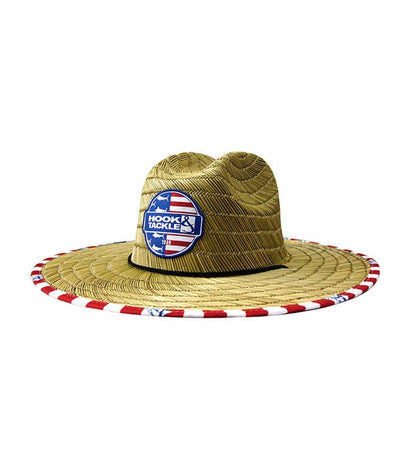 U.S. Marlins Straw Hat Hook & Tackle