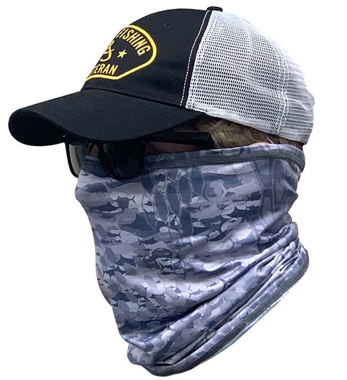 Activewear - Geofish Camo Face & Neck Gaiter Hook & Tackle