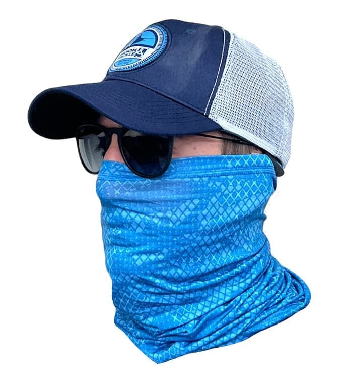 Activewear - Geo Camo Face & Neck Gaiter Hook & Tackle