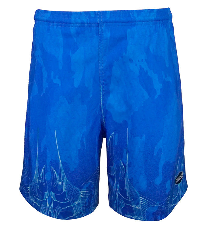Shorts - Men's Bills Up Fishing Swim Trunk Hook & Tackle
