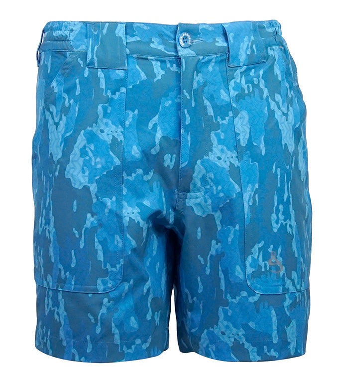 Shorts - Men's Geo Camo Beer Can Lightweight Stretch Short Hook & Tackle