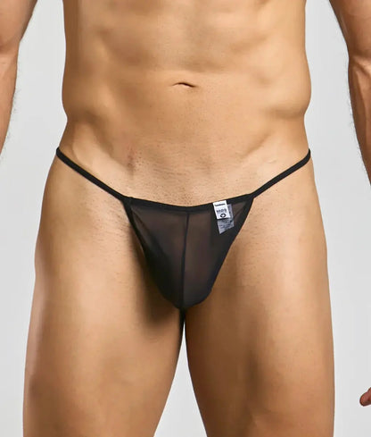 MOB Men's Sheer T Back Thong Malebasics