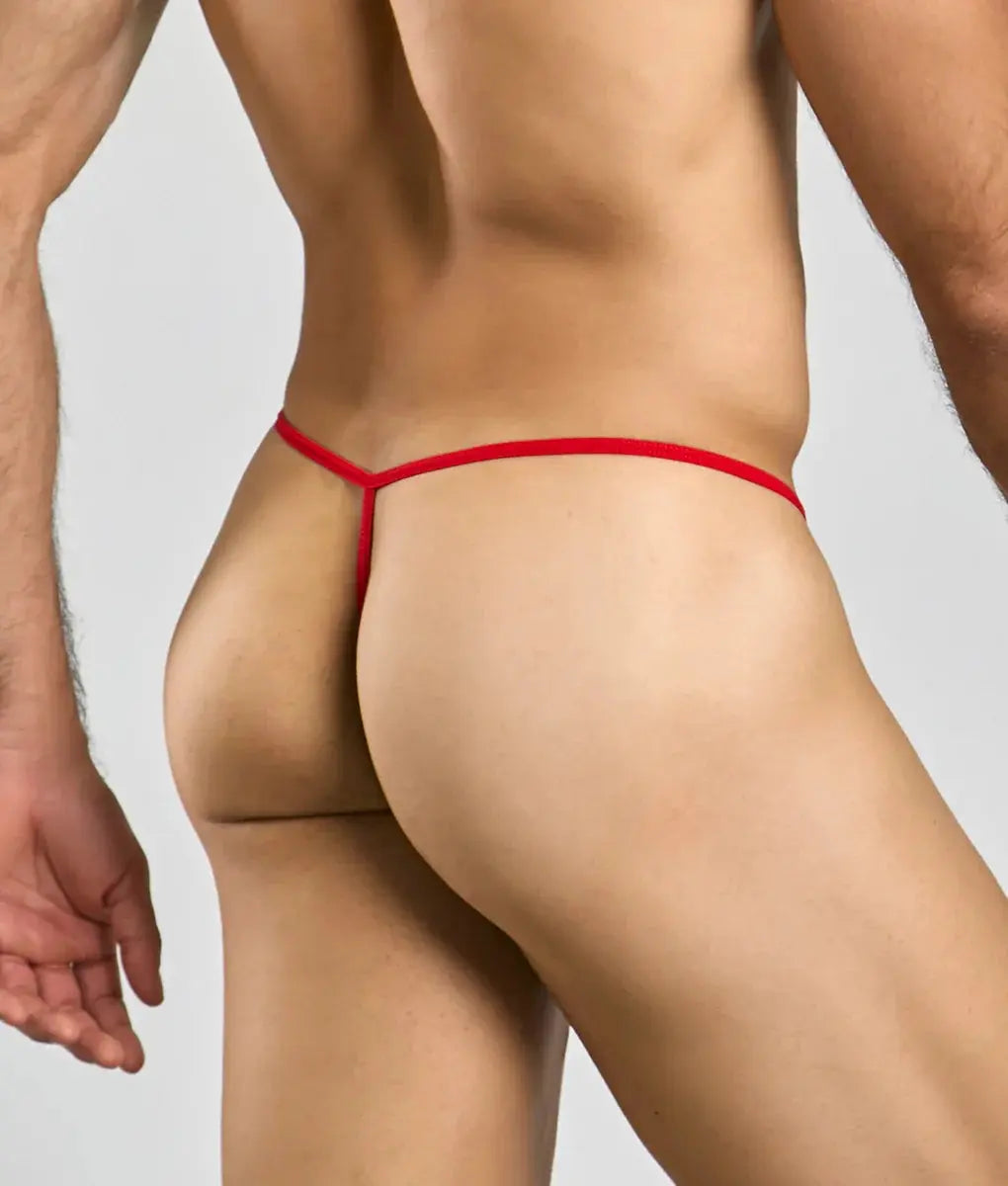 MOB Men's Sheer T Back Thong Malebasics