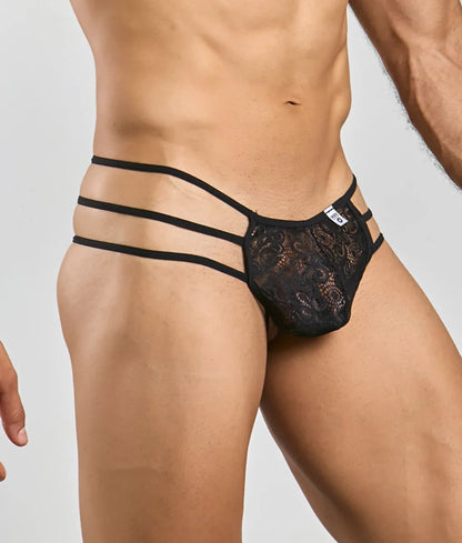 MOB Men's Lace Pouch Thong