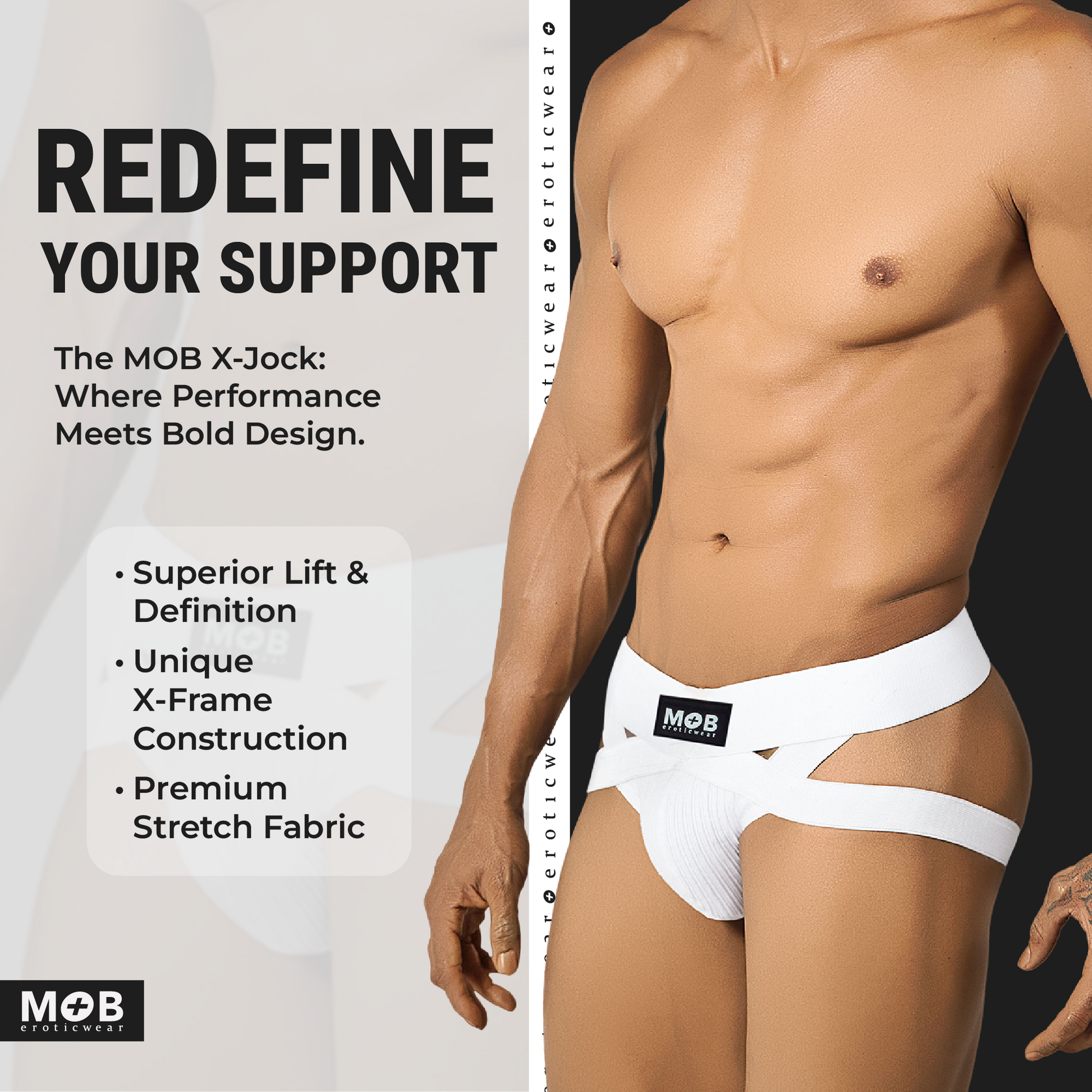 Men's X Jockstrap by Malebasics