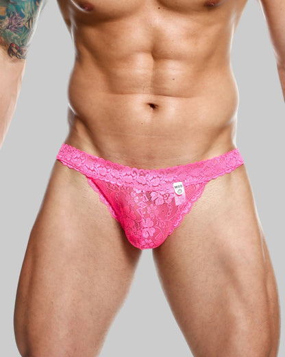 MOB Men's Lace Waist Thong Malebasics