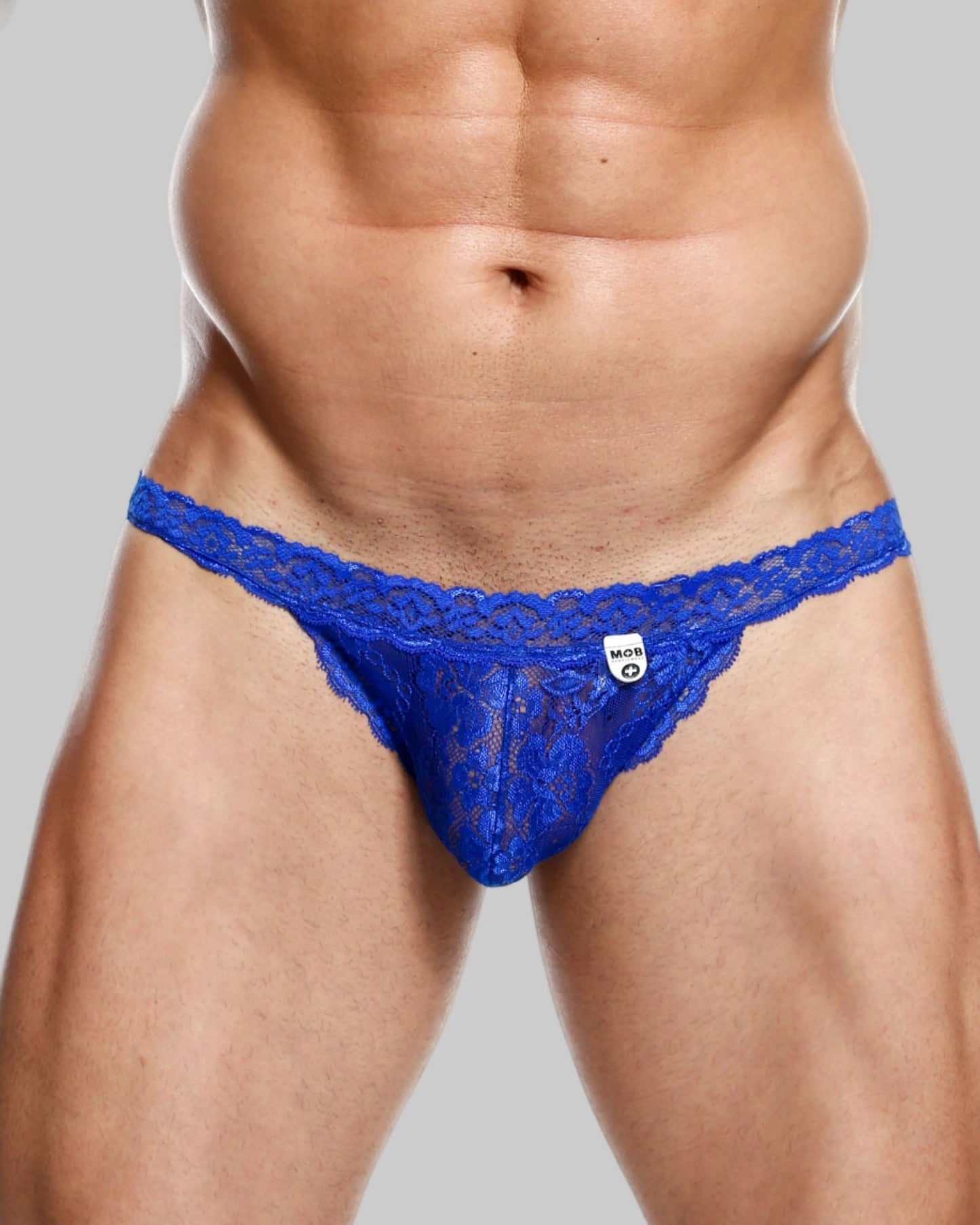 MOB Men's Lace Waist Thong Malebasics